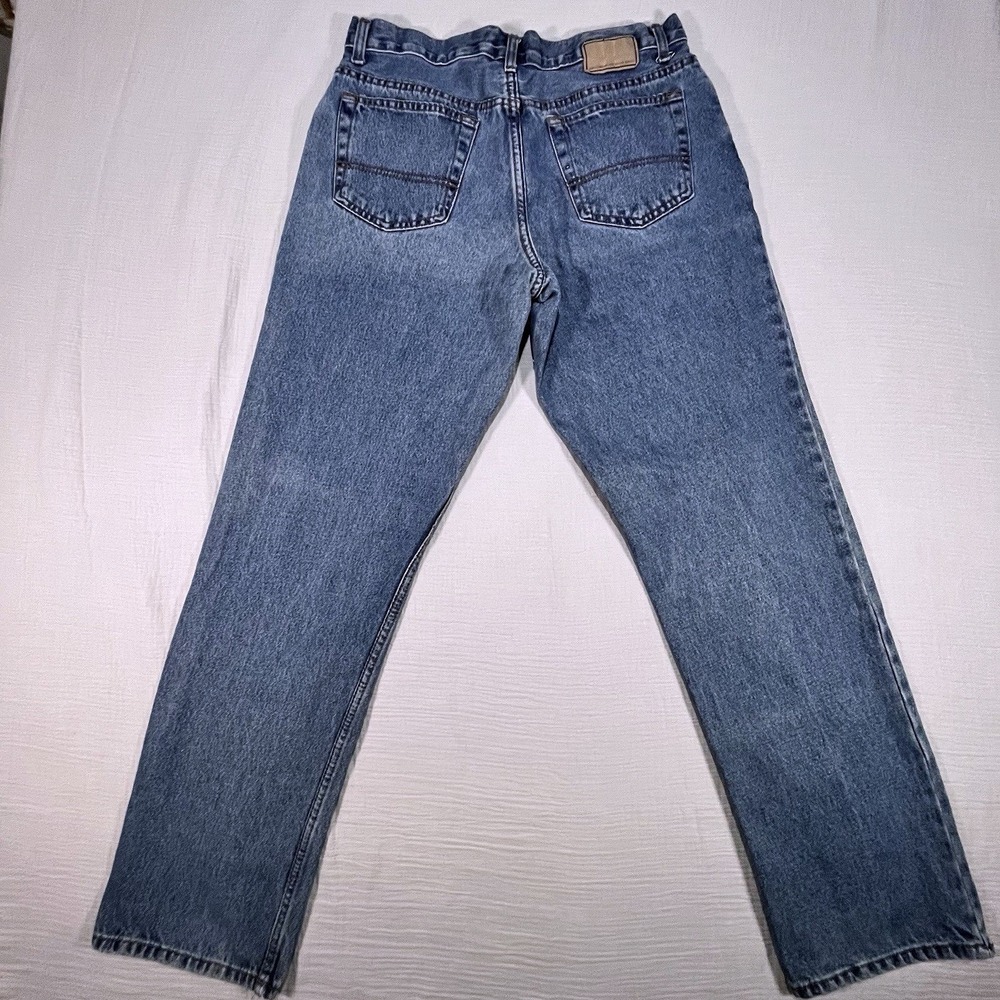 Y2K Urban Pipeline Jeans 34x34 (32x33) Men 2000s 00s Baggy Wide Relaxed Straight - Picture 3 of 13